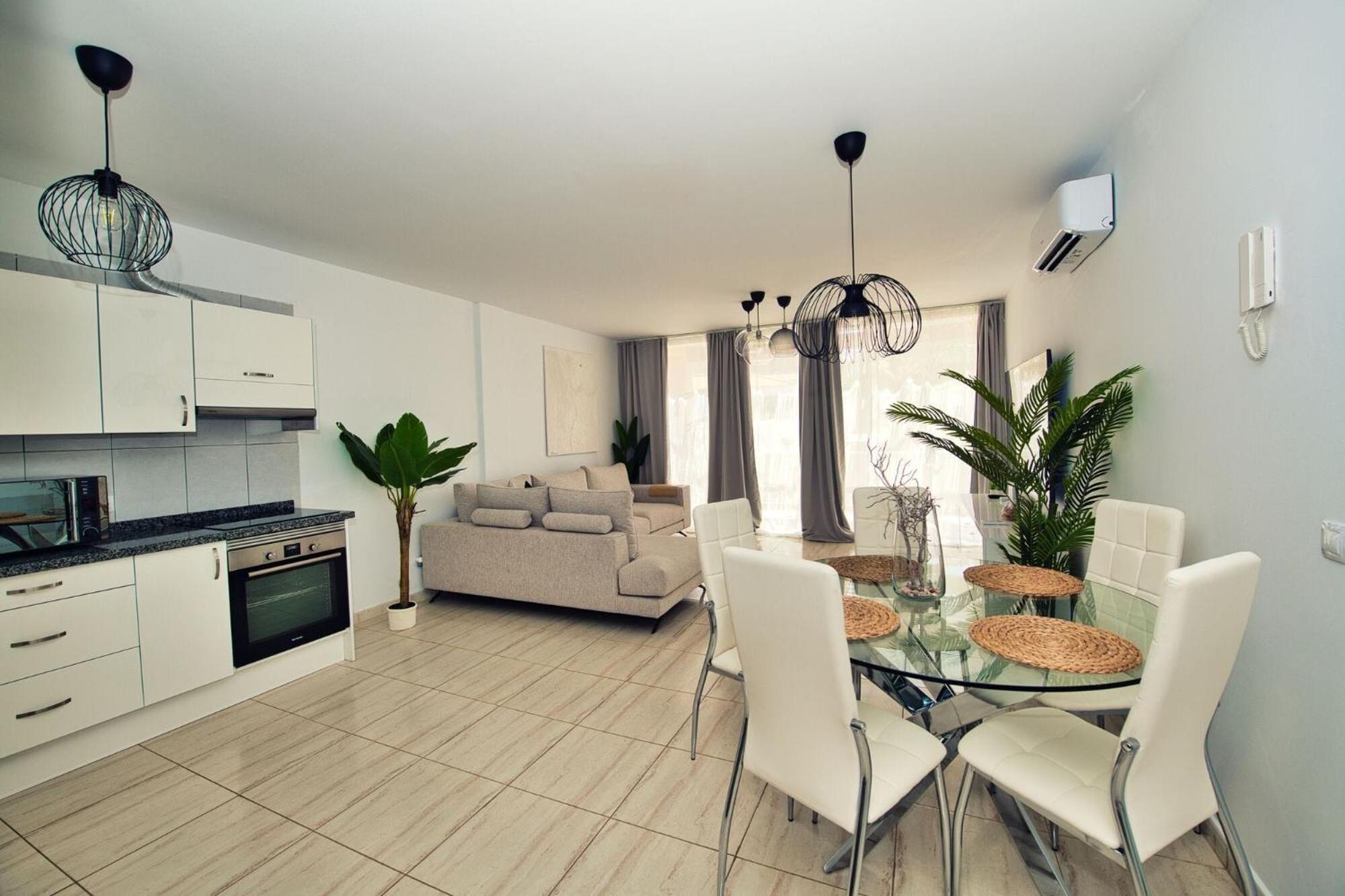 Ocean View Perfect Sunset Apartment, 4 Rooms 137M2, Wifi & Bbq San Miguel de Abona Buitenkant foto