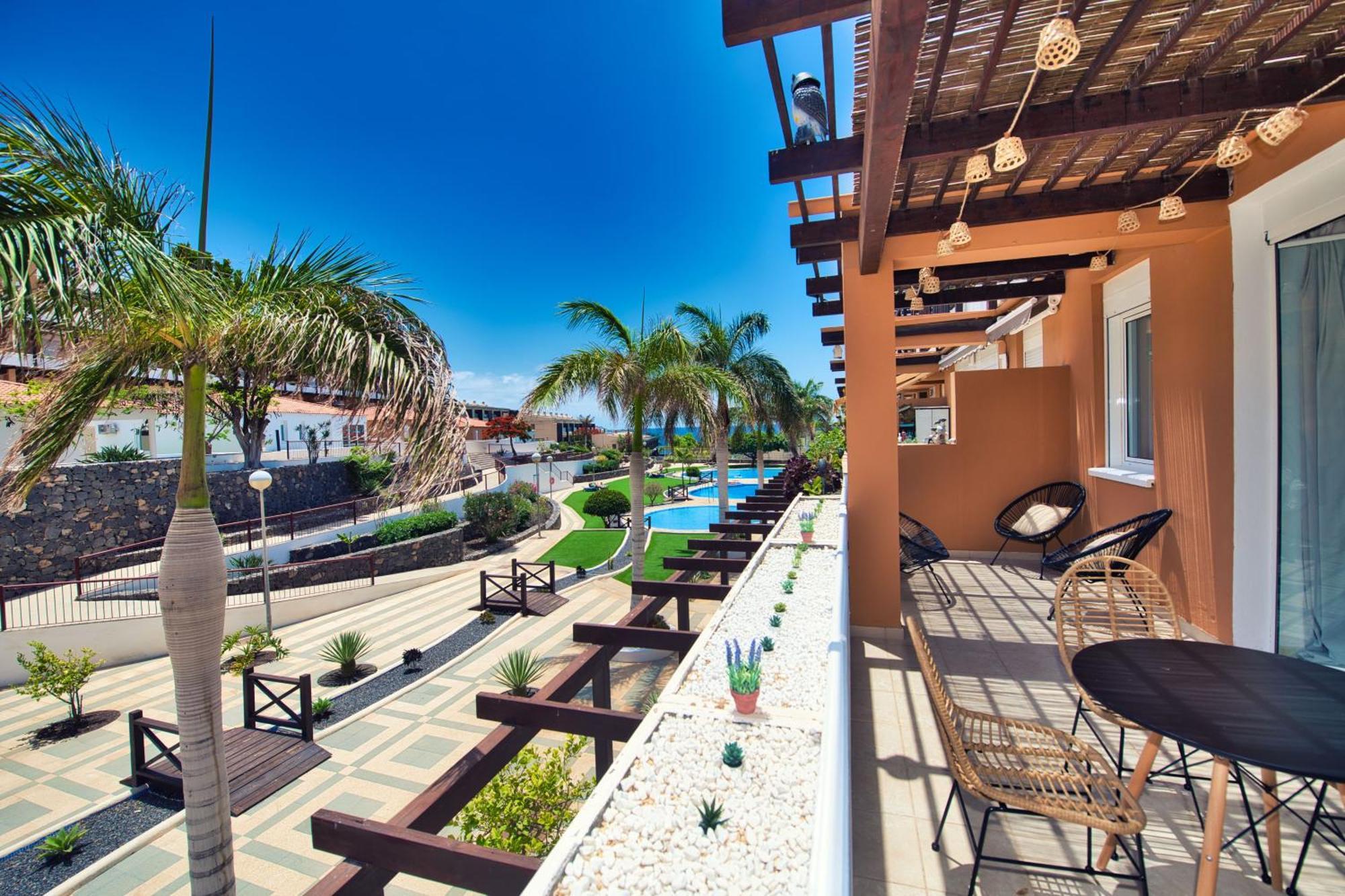 Ocean View Perfect Sunset Apartment, 4 Rooms 137M2, Wifi & Bbq San Miguel de Abona Buitenkant foto